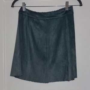 Blue velvet Women's Skirt